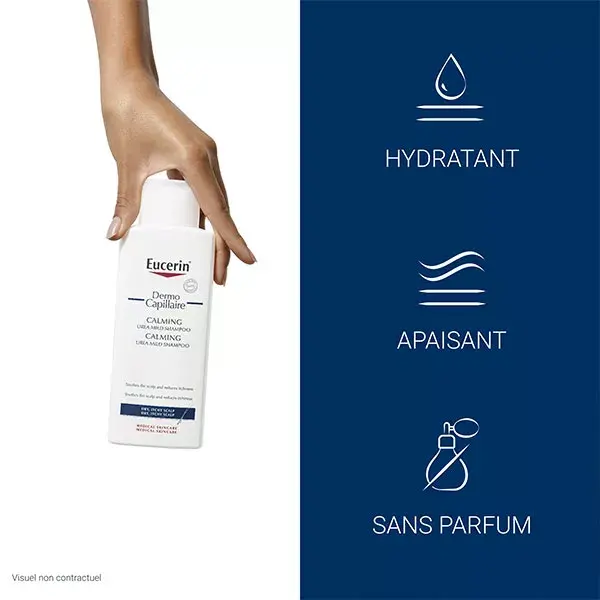 Shampoo Suavizante Eucerin Dermo Capillaire 5% Ureia para Couro Cabeludo Irritado 250ml