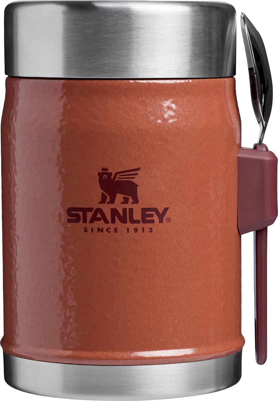 Stanley Vacuum Food Jar With Spoon Hammertone Clay