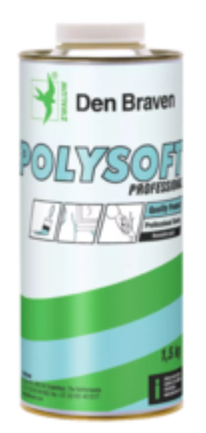 Zwaluw Den Braven 200591 Polysoft Professioneel Polyesterplamuur - Grijs - 1,5kg