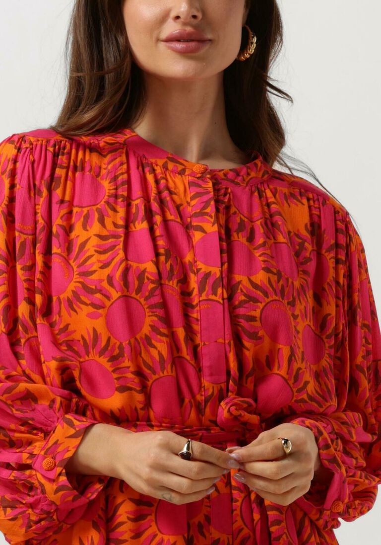 HARPER & YVE oranje harper & yve mini jurk mae-dr
