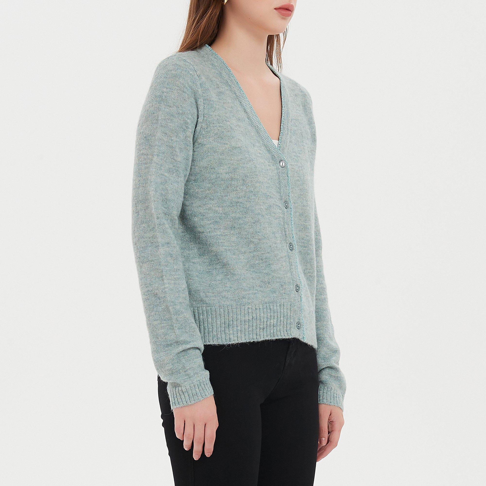 Golddigga Lightweight V Neck Cardigan Womens