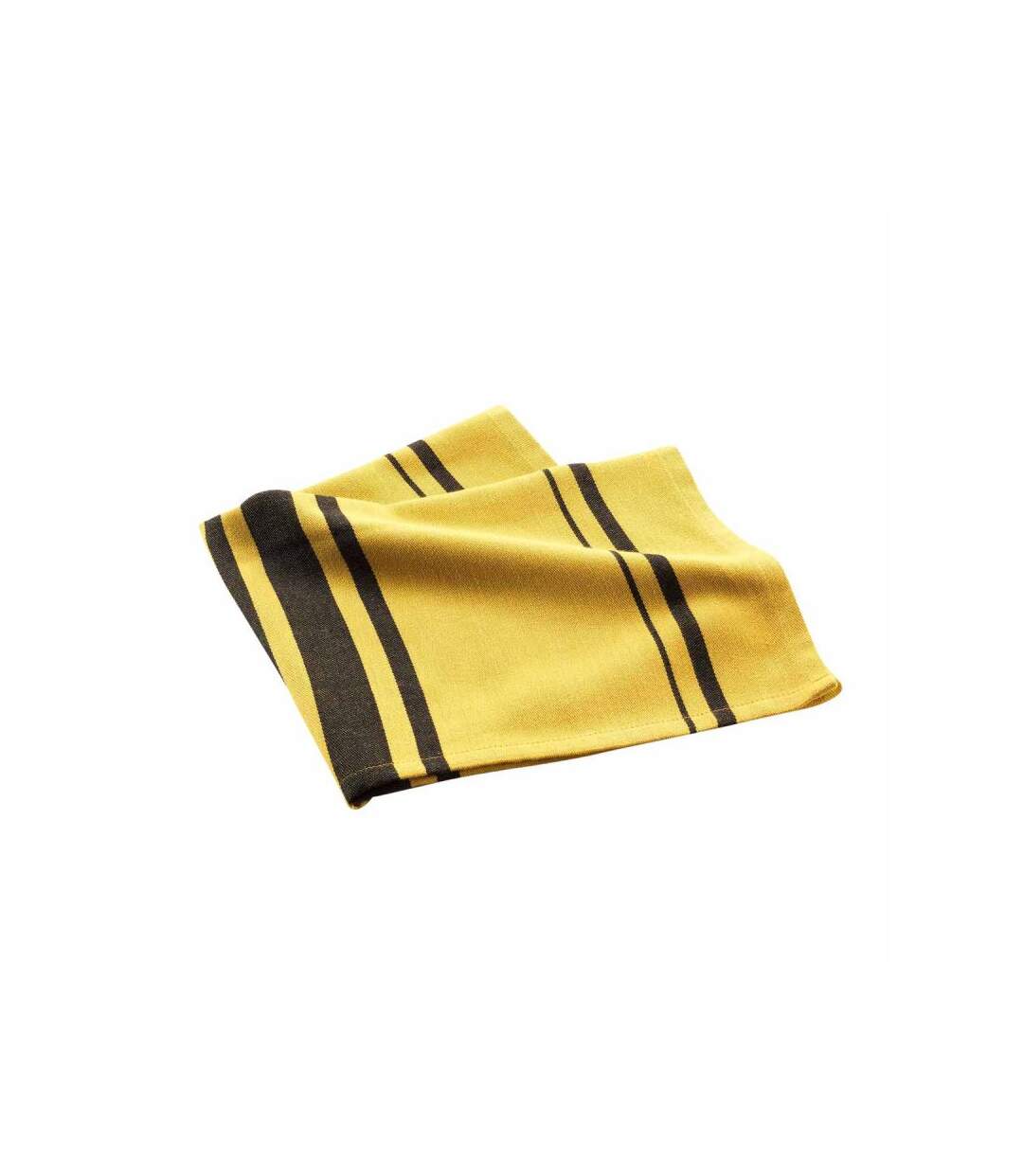 Torchon en Coton Tissé Comptoir 50x70cm Jaune