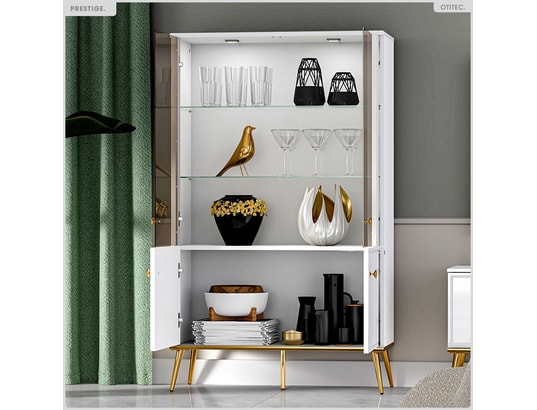 OTITEC - Armoire vitrine - h.150 x l.92 x p.40 cm - prestige