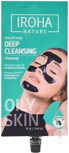 Iroha Détox Masque Peel-Off Charbon 1 Pièce