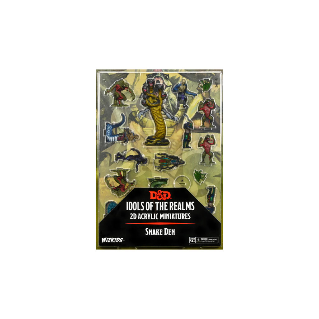 D&D Idols of the Realms 2D Minis: Scales & Tails Snake Den