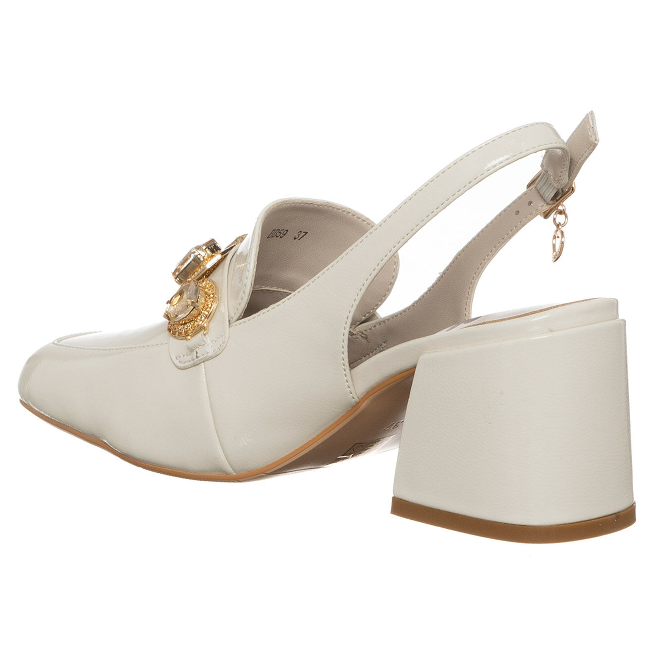 Tua By Braccialini Slingbacks Léa blancs - Talon 5 cm