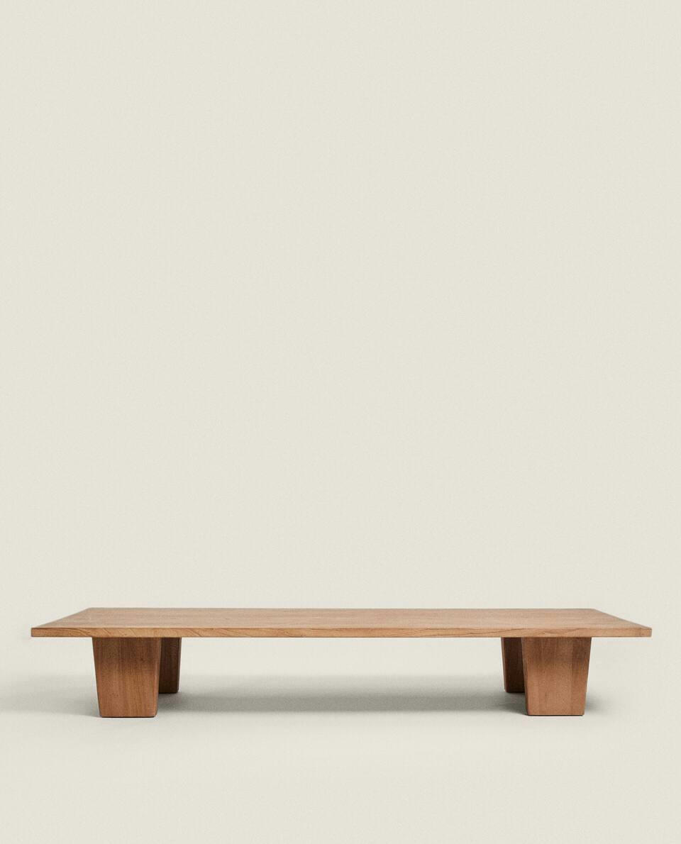 MESA DE CENTRO DE CENTRO EM MADEIRA DE OLMO