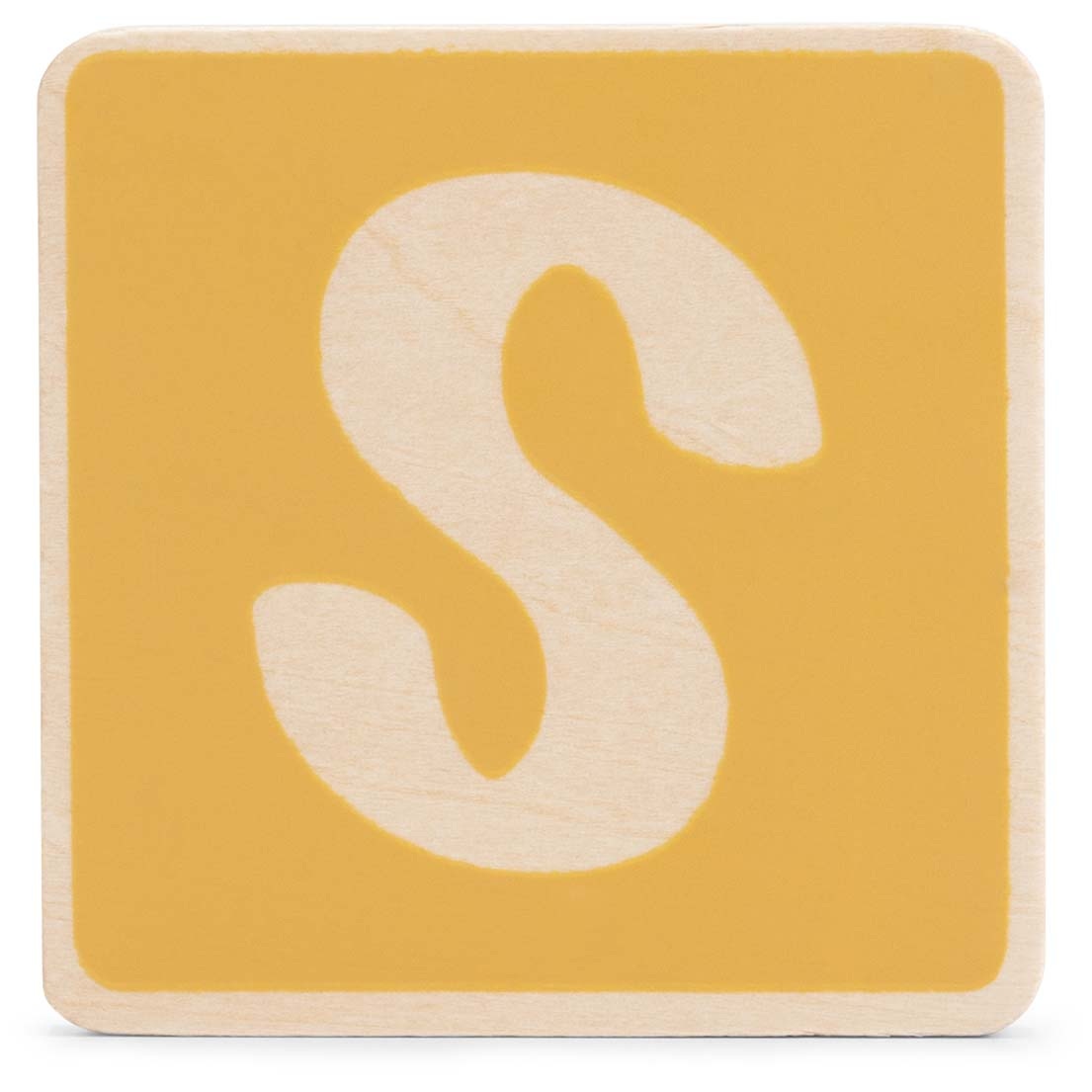 Prénatal houten namentrein letter S Yellow - lettertreinen - Prénatal