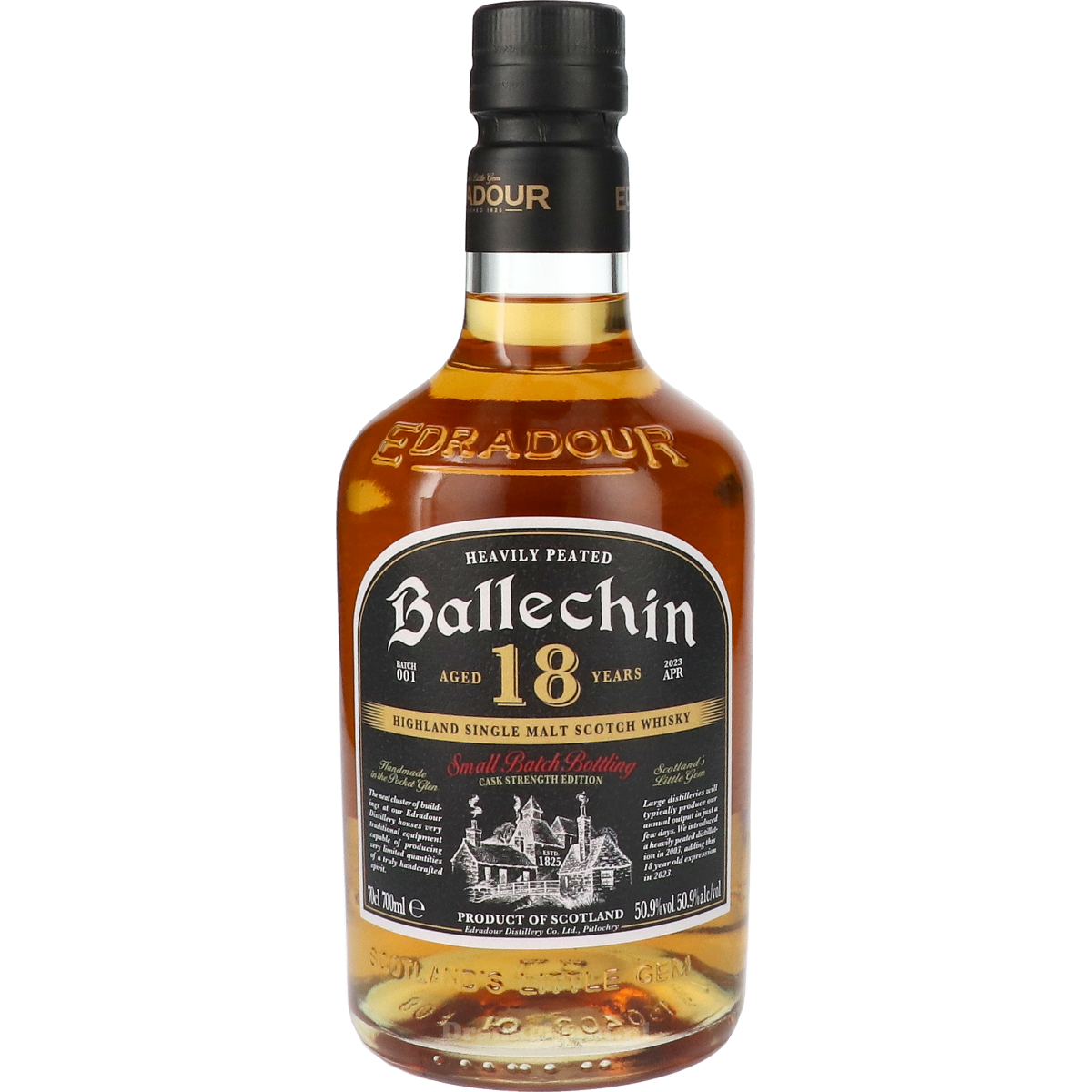 Ballechin 18 Years Heavily Peated Small Batch Cask Strength 70 cl