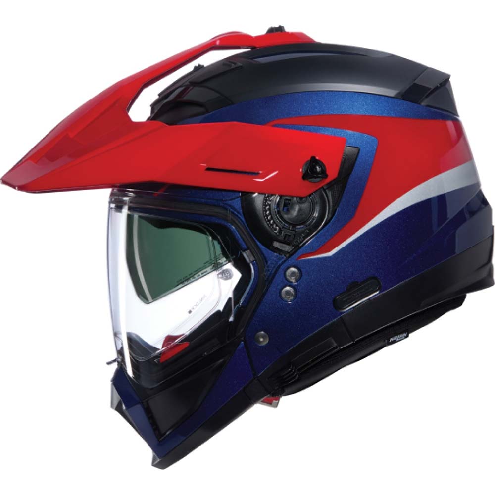 Nolan - Casque N70-2 X Convinto N-Com Bleu / Rouge / Blanc / Brillant