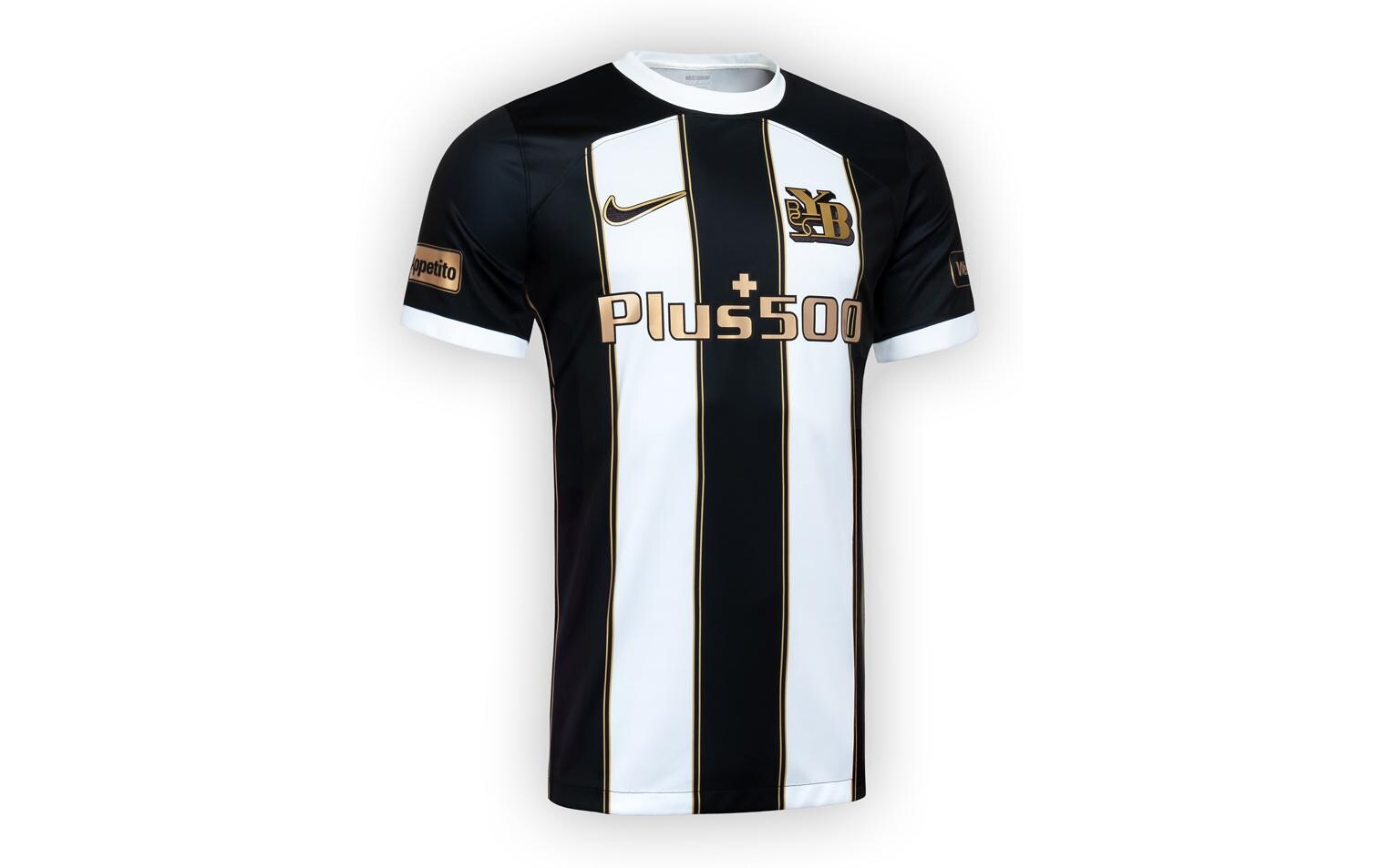 Jersey Away Kids 25/26 137 - 147, Schwarz/WeissDas Auswärtstrikot des BSC Young Boys für Kinder – Saison 2025/26