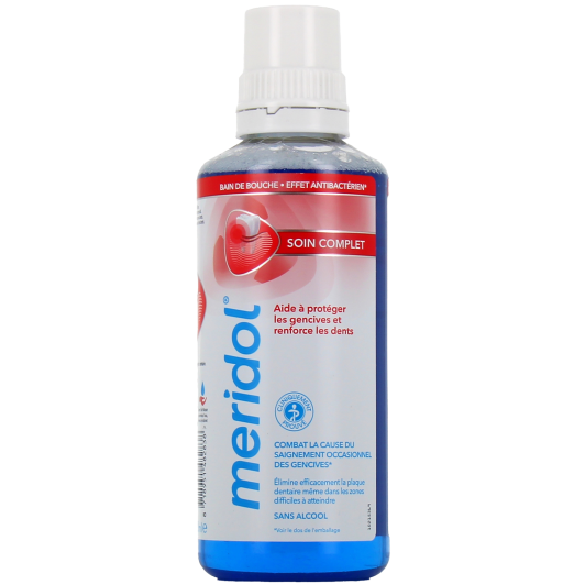 Meridol Bain de bouche soin complet - Protection dents et gencives