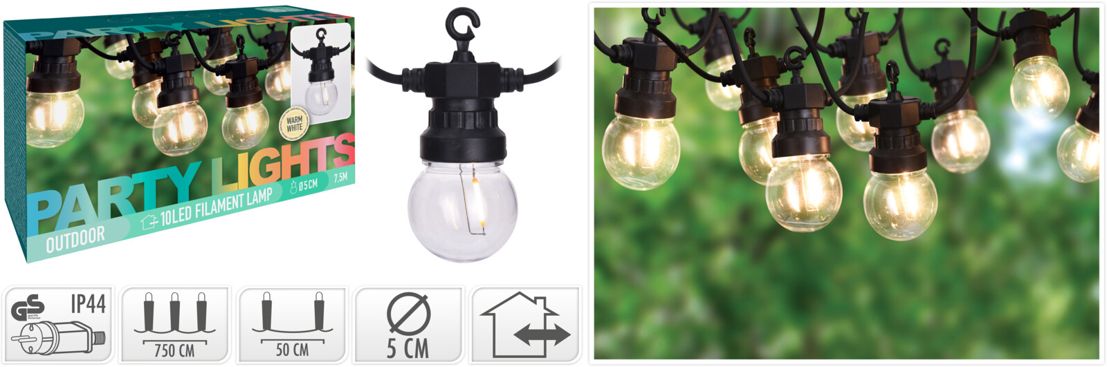Feestverlichting Filament 20Led #1