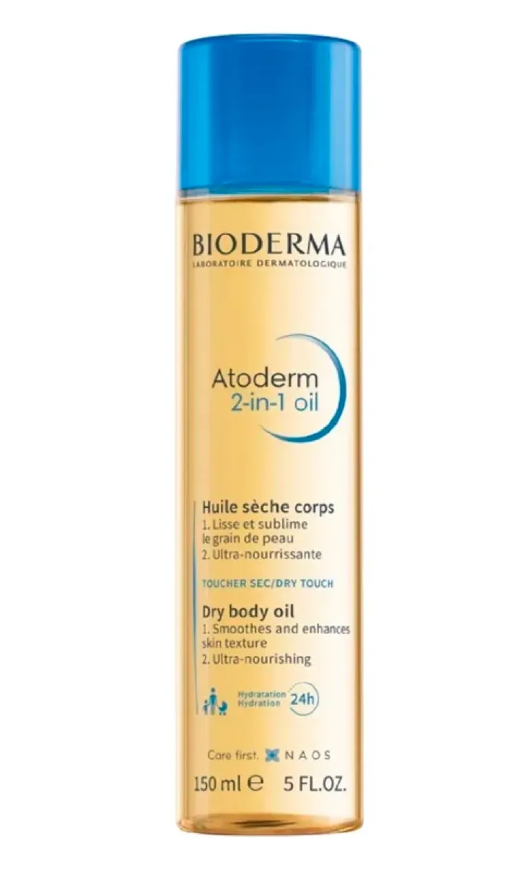 Bioderma Huile sèche corps 2 en 1 Atoderm-150 ml