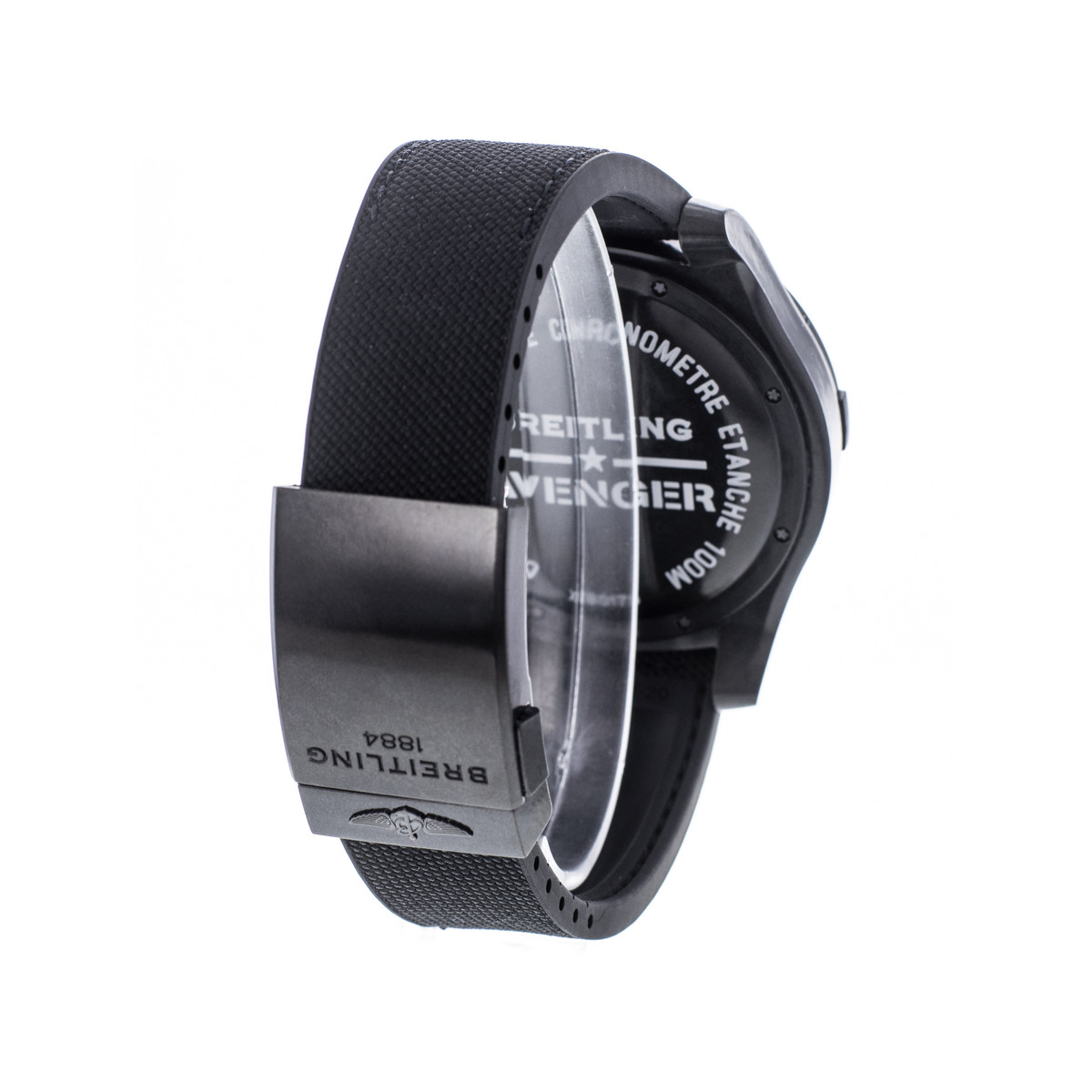Montre d'occasion Breitling Chronomat homme chronographe bracelet caoutchouc