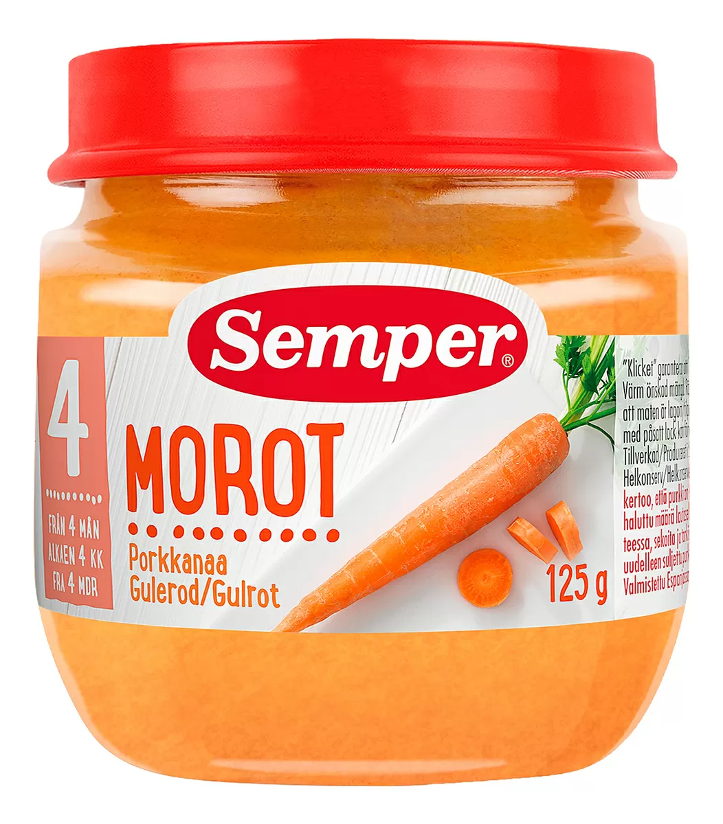 Semper Gulerodsmos 4  mdr. - 125 g.