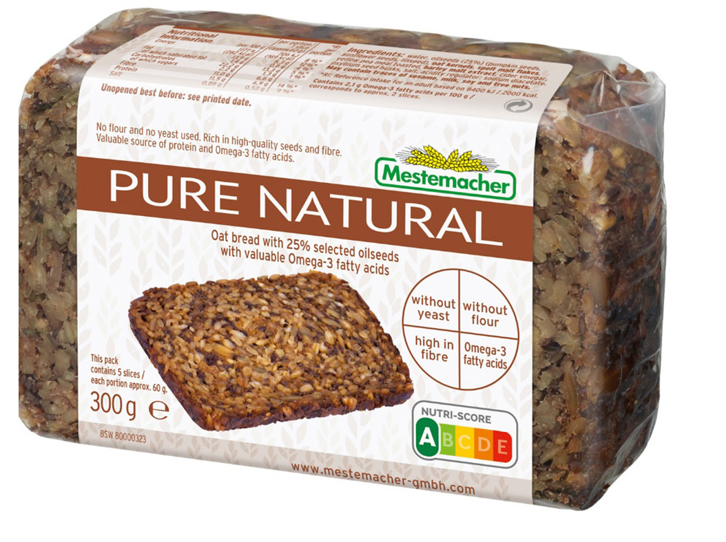PÃO MESTEMACHER PURE NATURAL SEM FARINHA 300G