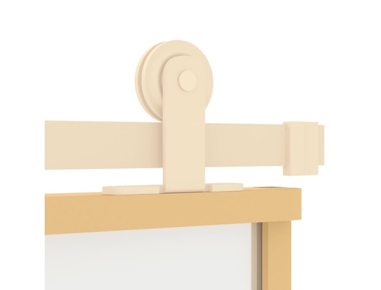 VIDAXL - Porte verre Porte coulissante doré 90x205 cm verre esg dépoli et alumini...