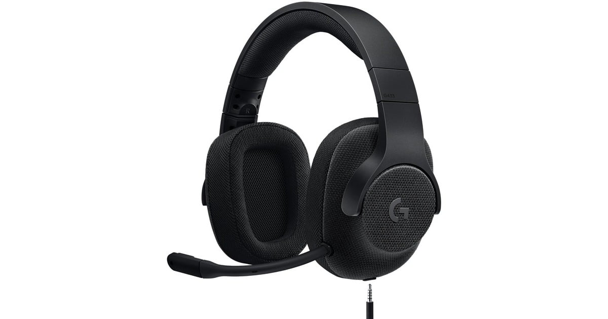 LogitechG433 7.1 Surround  over-ear gaming headset  (Zwart)