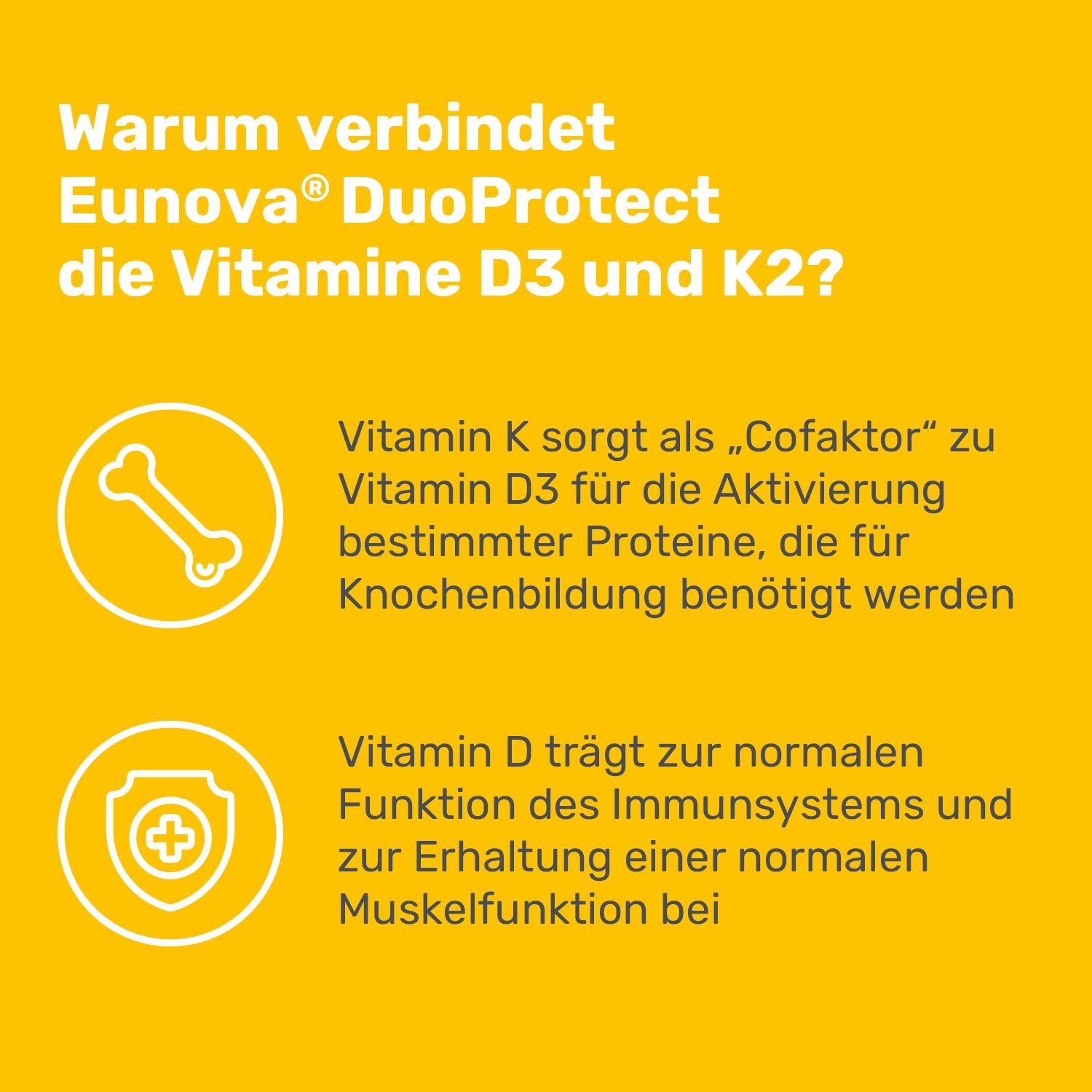 EUNOVA® DuoProtect Vitamin D3+K2 1000 I.E./50 µg Tropfen