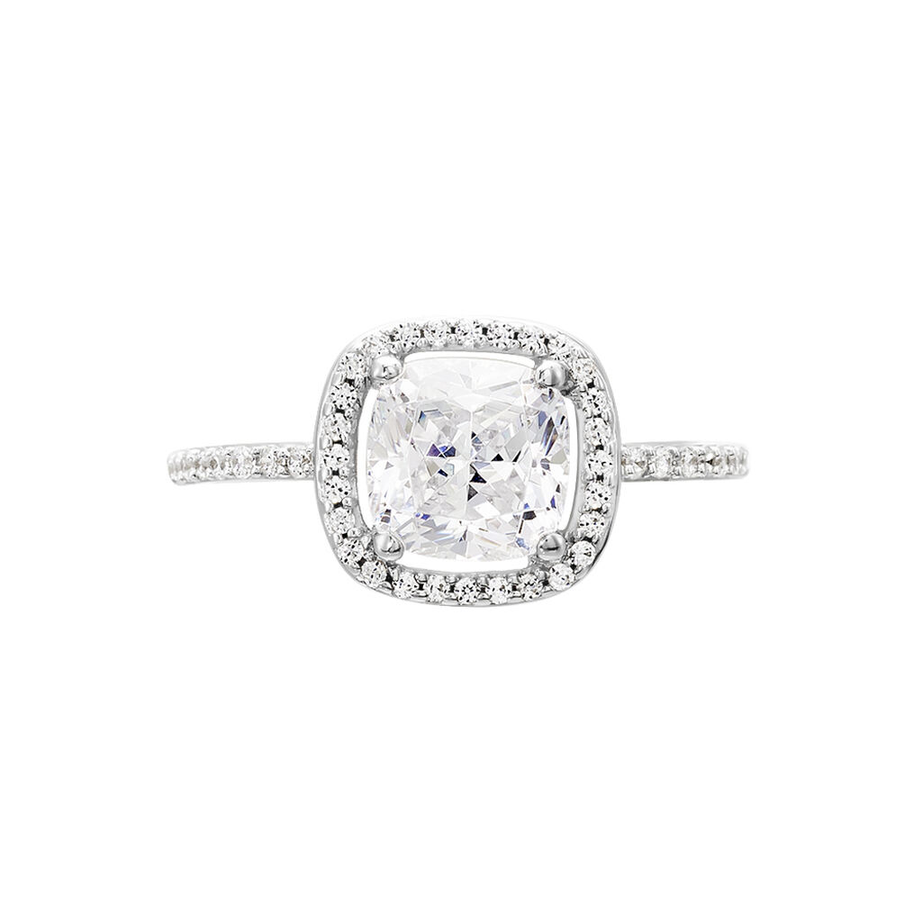 Bague Adrienne Or Blanc Oxyde De Zirconium