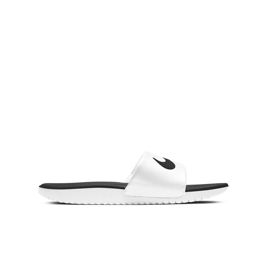 Nike Claquettes Kawa - Blanc/Noir Enfant