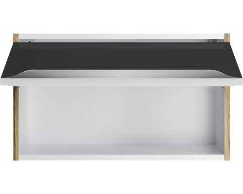 Optifit wandkast Linus984 BxDxH 60x34,9x35,2 cm antraciet glanzend, gedemonteerd