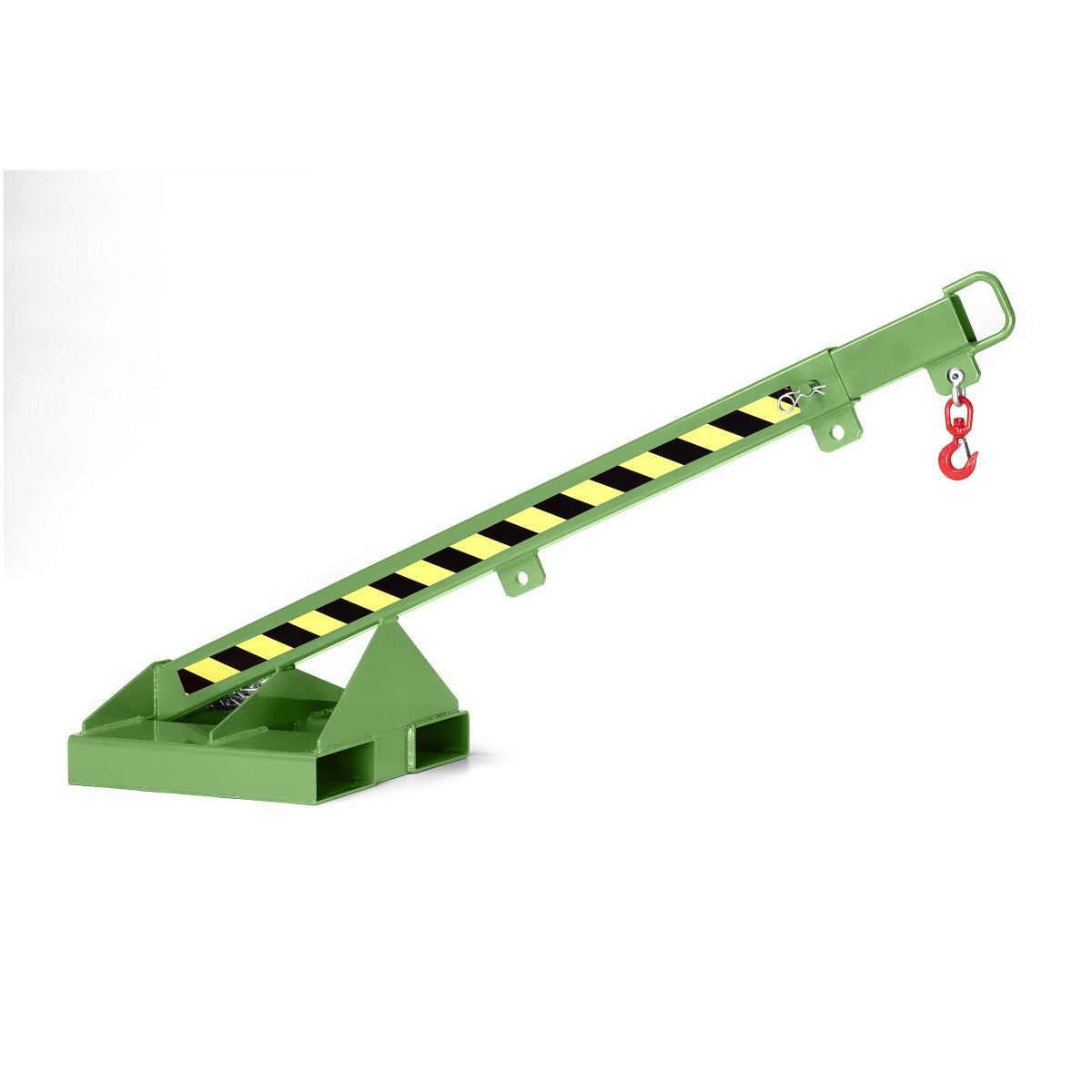 RR Industrietechnik telescopische kraanarm type RLH-T1 tot 1000 kg hefvermogen RAL 6011 Resedagroen