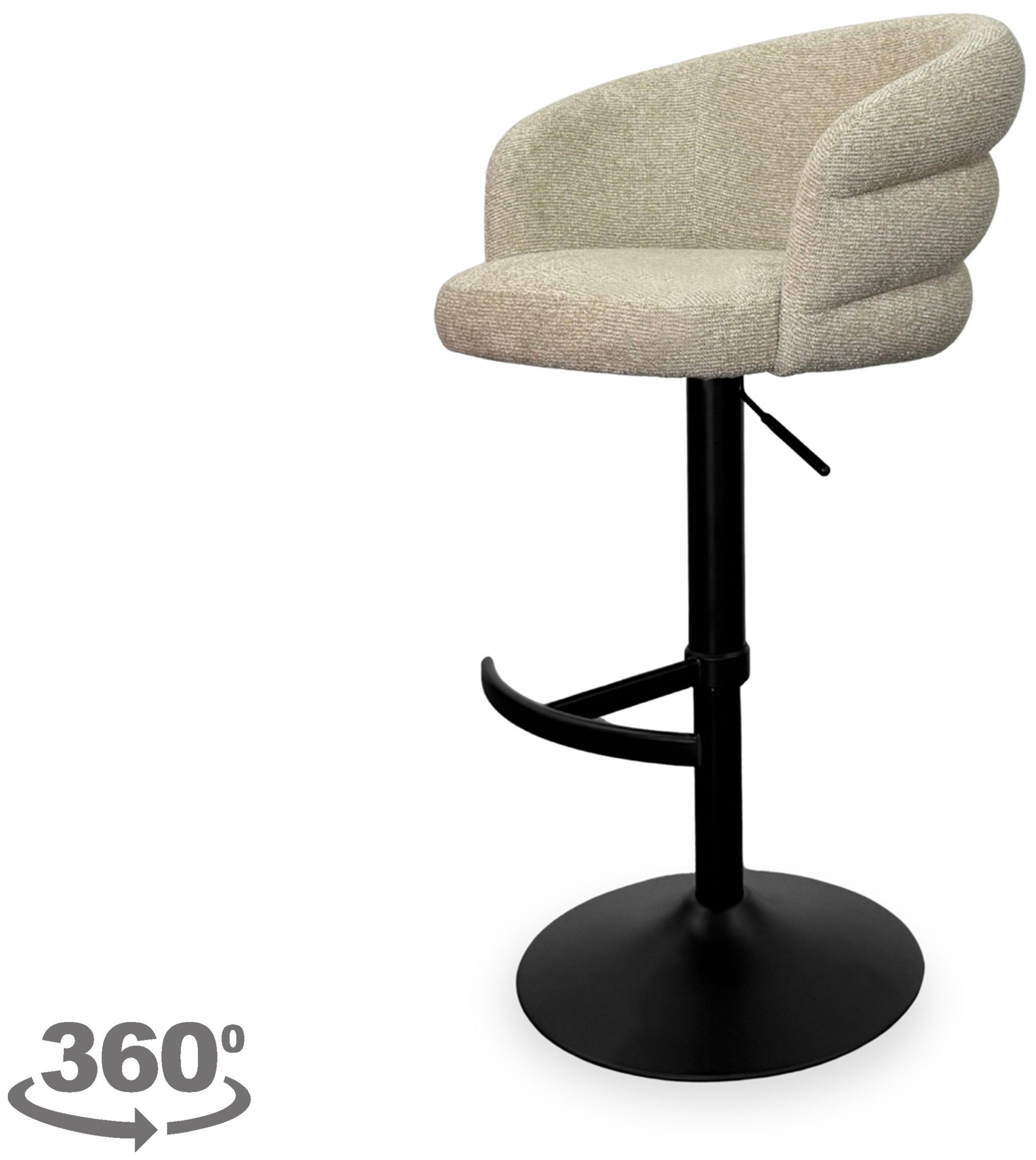 Barkruk S4780 FR Biscotti Nikki B60 x D59 x H61 cm