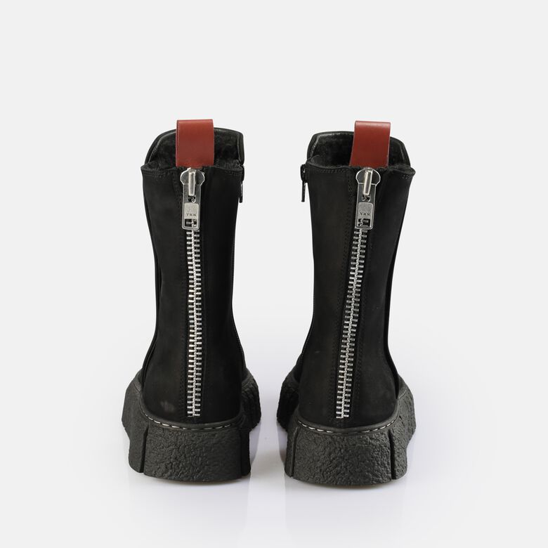 Rampa Zip Warm Bottines, noir