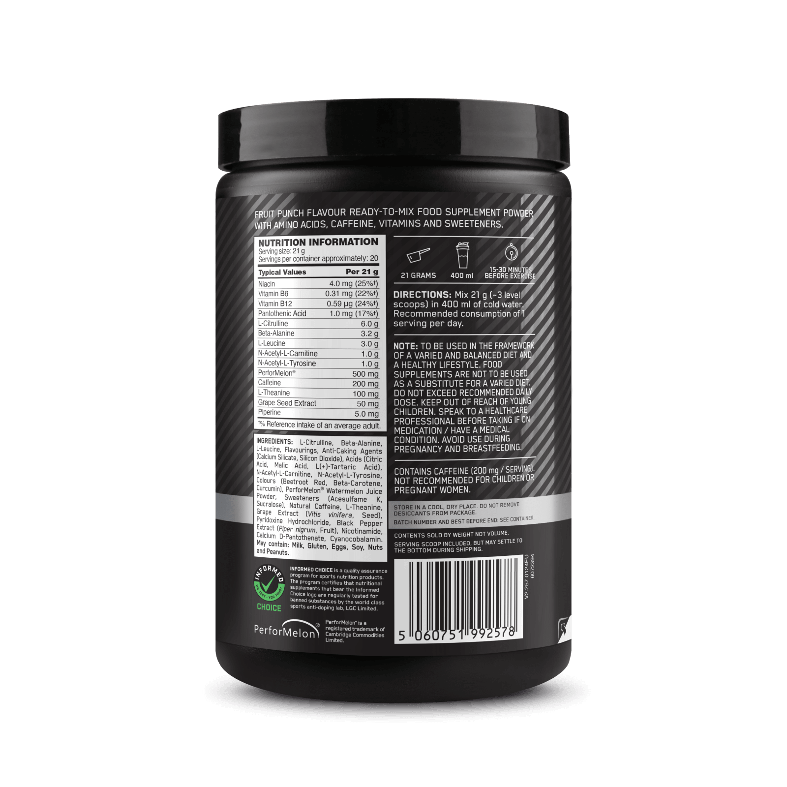 Platinum Pre-Workout - 420g - Fruit Punch