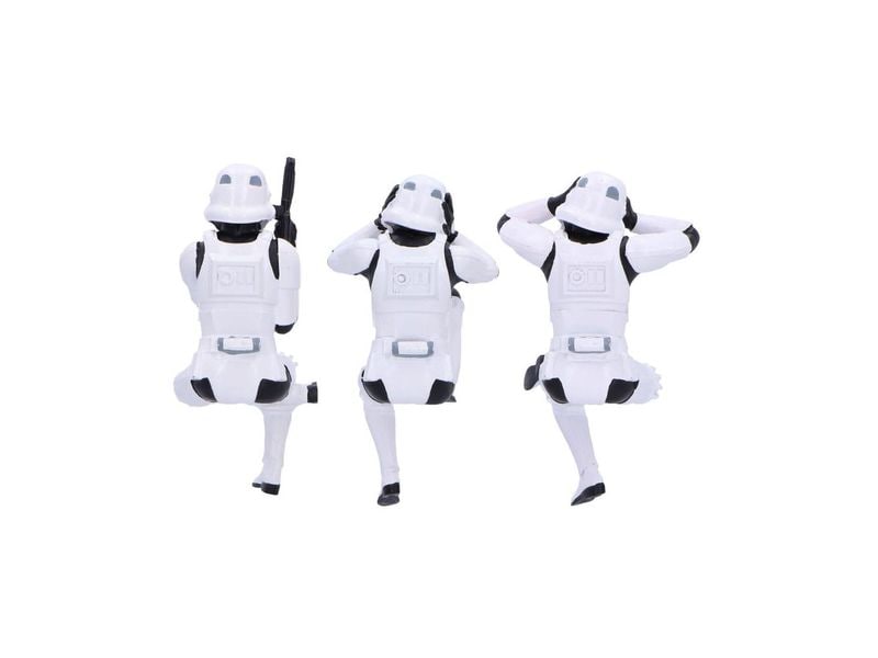 Nemesis Now Figuren Star Wars Stormtrooper Three Wise 11 cm Sturmtruppler in sitzender Pose