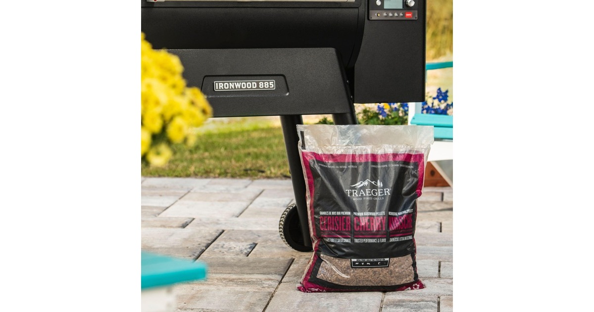 TraegerPellets van hardhout Kers brandstof  (9 kg)
