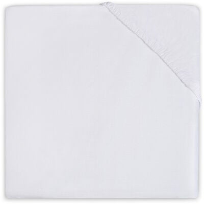 Little Lemonade Stretchlaken 40x80, White