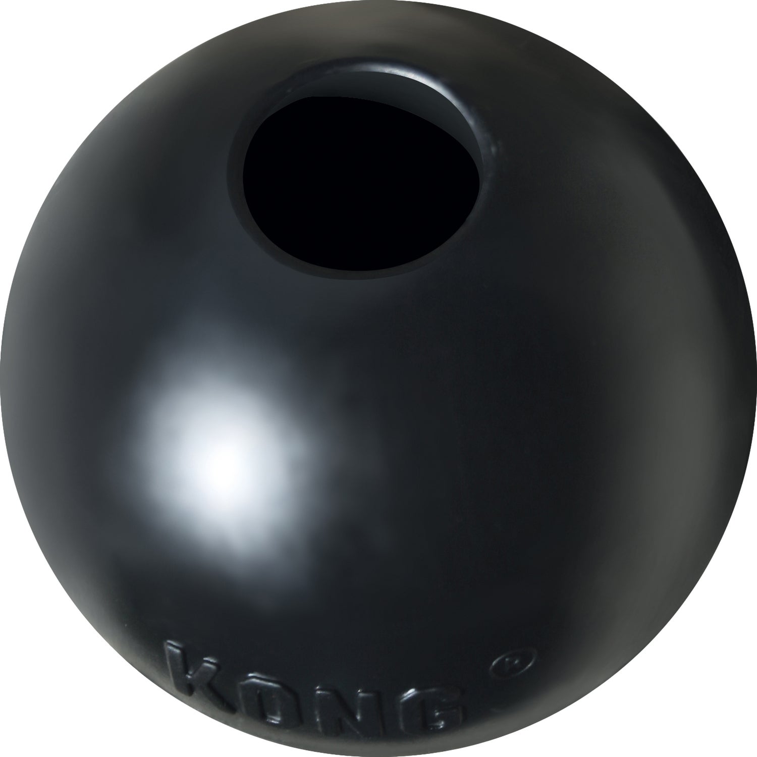Kong hondenspeelgoed Extreme rubber bal small zwart D 6,4 cm