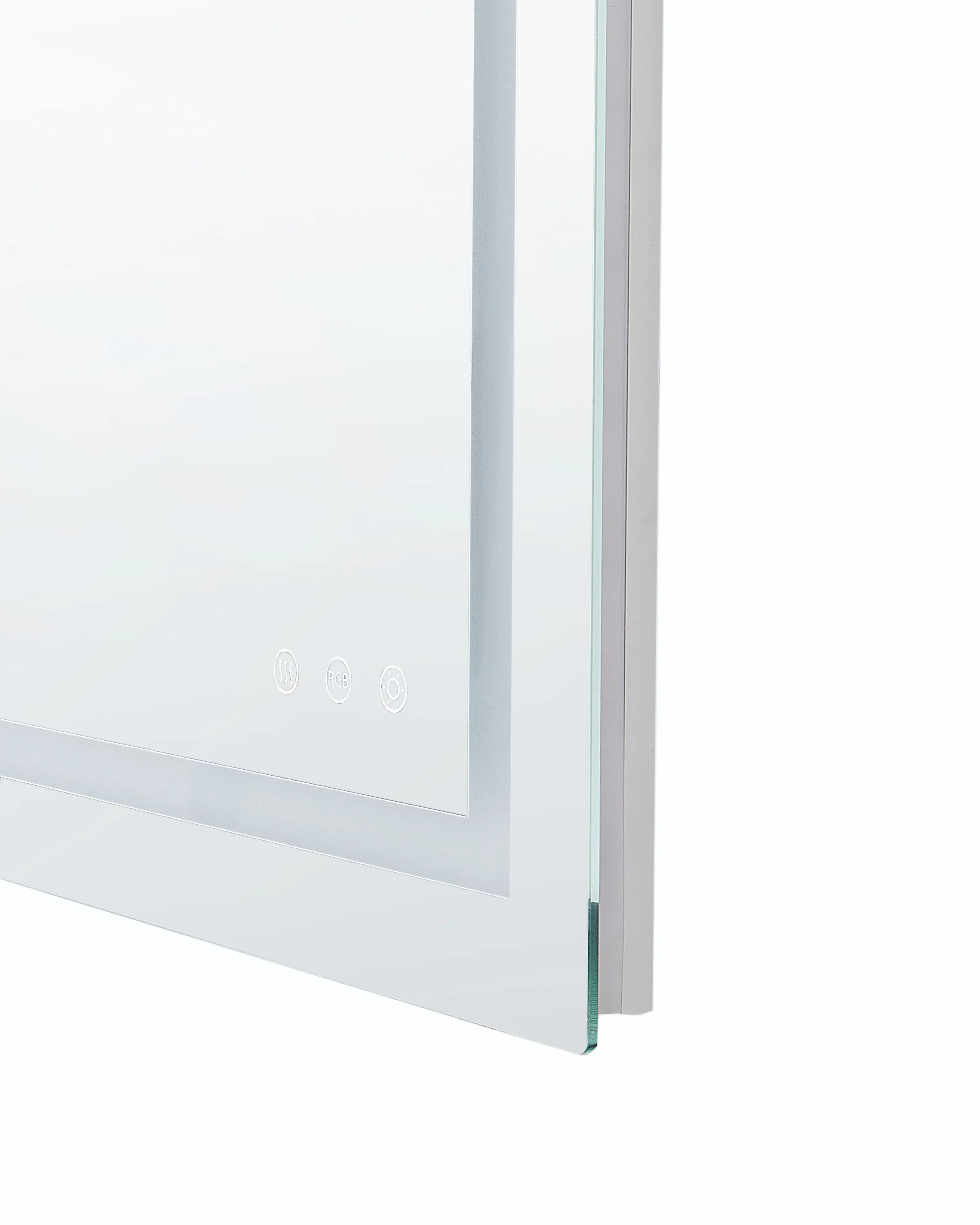 LED badkamerspiegel PRENOIS 80 cm 60 cm Zilver