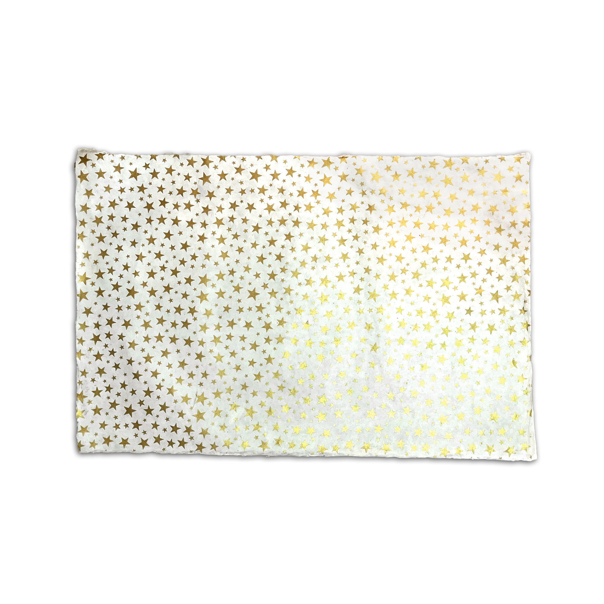 Geschenkpapier 'Sterne', weiß, gold, L 76 cm, B 51 cm günstig bestellen
