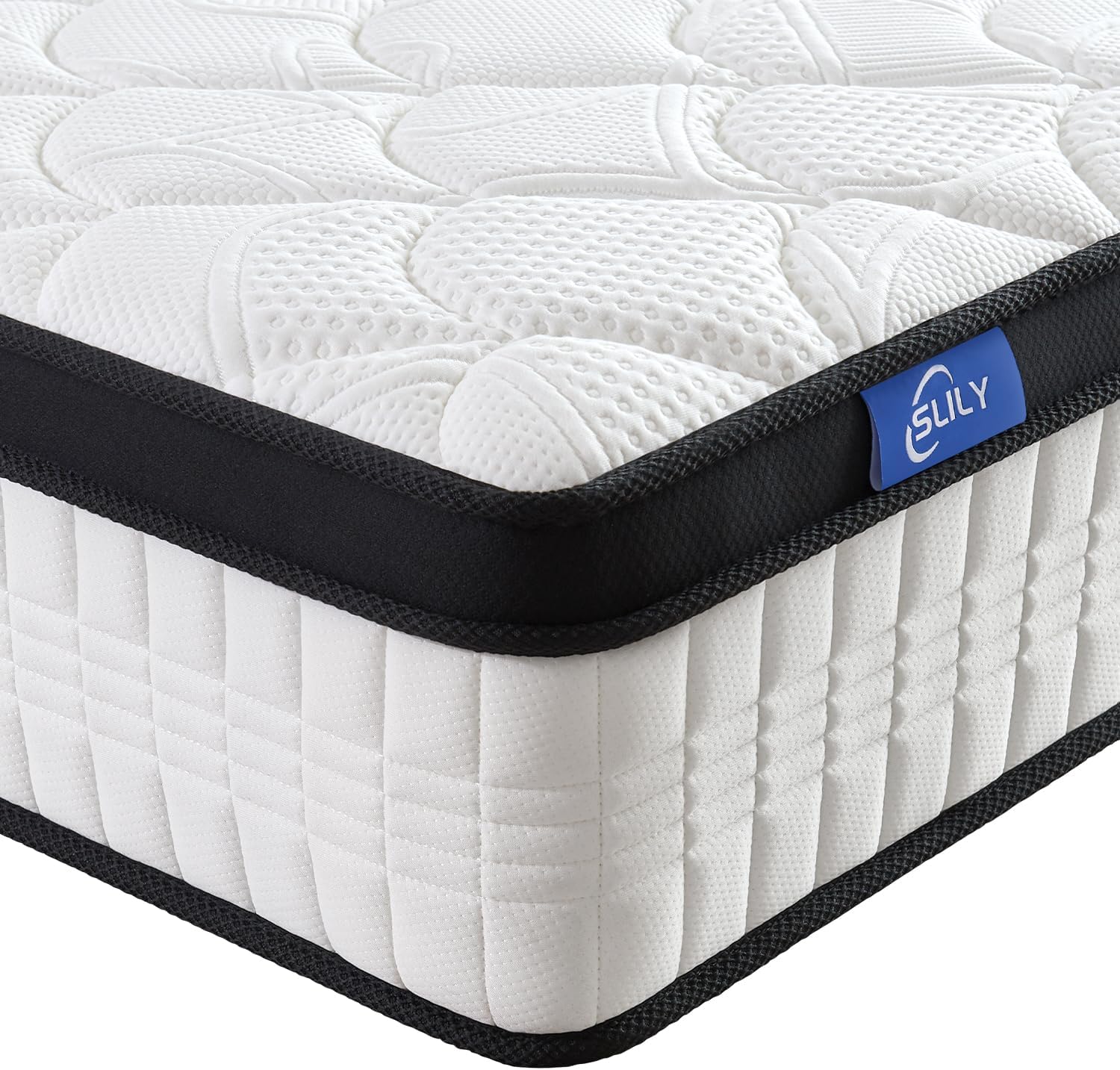 Matratze 140x200 cm Höhe 24cm, H3 H4 Mittelfest Orthopädische 7-Zonen Federkernmatratze 140x200 mit Komfortschaum Öko-Tex Zertifiziert, 480 Taschenfedern pro 2m²