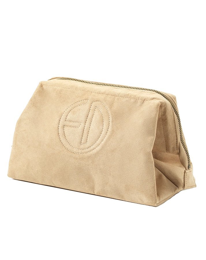 Windeltasche ZIPN' GO – ALCANTARA in beige