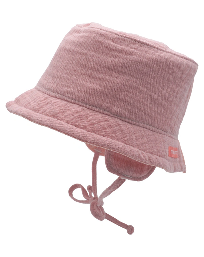 Sommerhut MULL BASIC in altrosa
