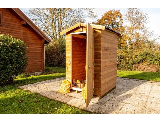 HABRITA - Abri en panneaux de bois massif traité 19 mm - s.u. 1,35 m...