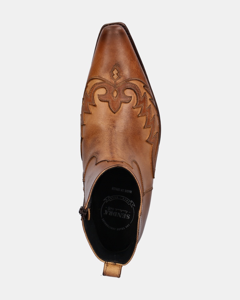 Sendra 11783 Mimo Rits- & gesloten boots  - cognac