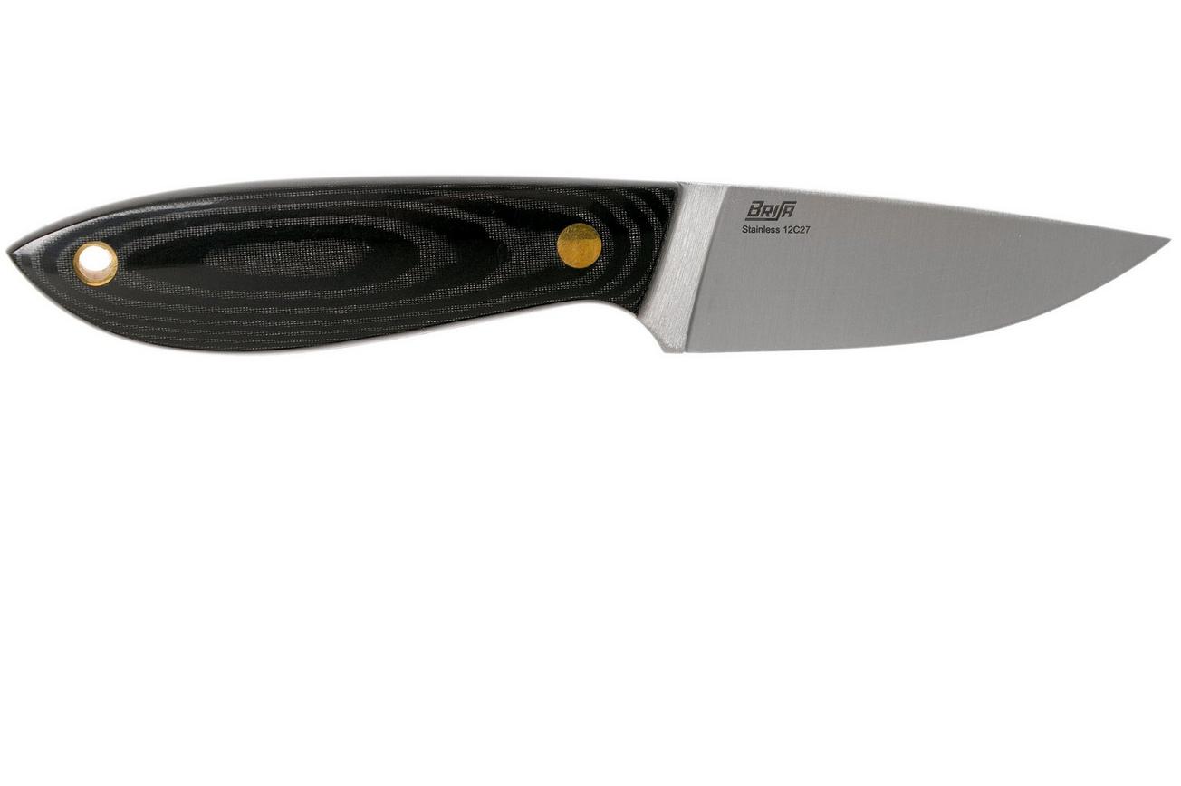 Brisa Bobtail 80, 035-L Flat Black Micarta, nekmes