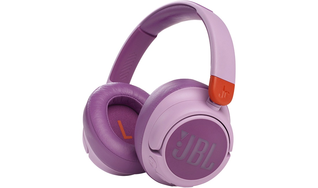 JBL JR 460NC hovedtelefoner, lyserød
