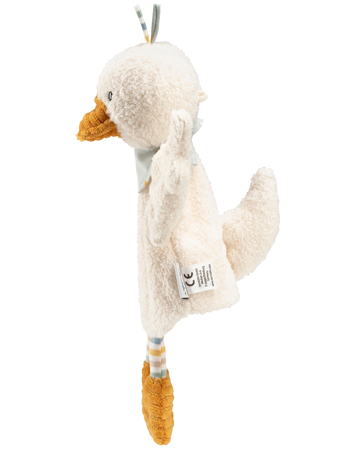 Kinder-Handpuppe EDDA ENTE in ecru