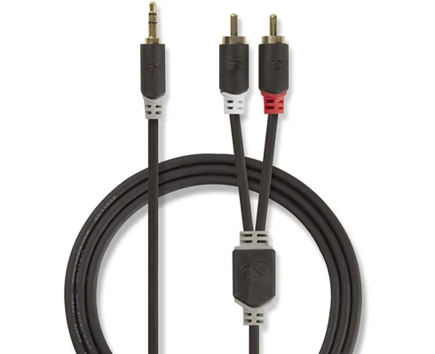 Nedis 3.5 mm Male  -  2x RCA Male 5 m