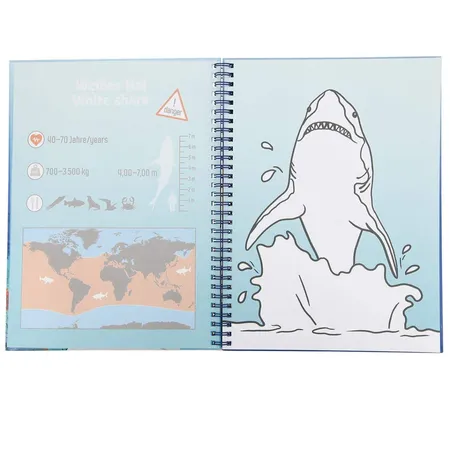 Depesche Dino World Malbuch-Set UNDERWATER