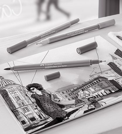 Faber-Castell Tuscher - 6 stk. - Gr?