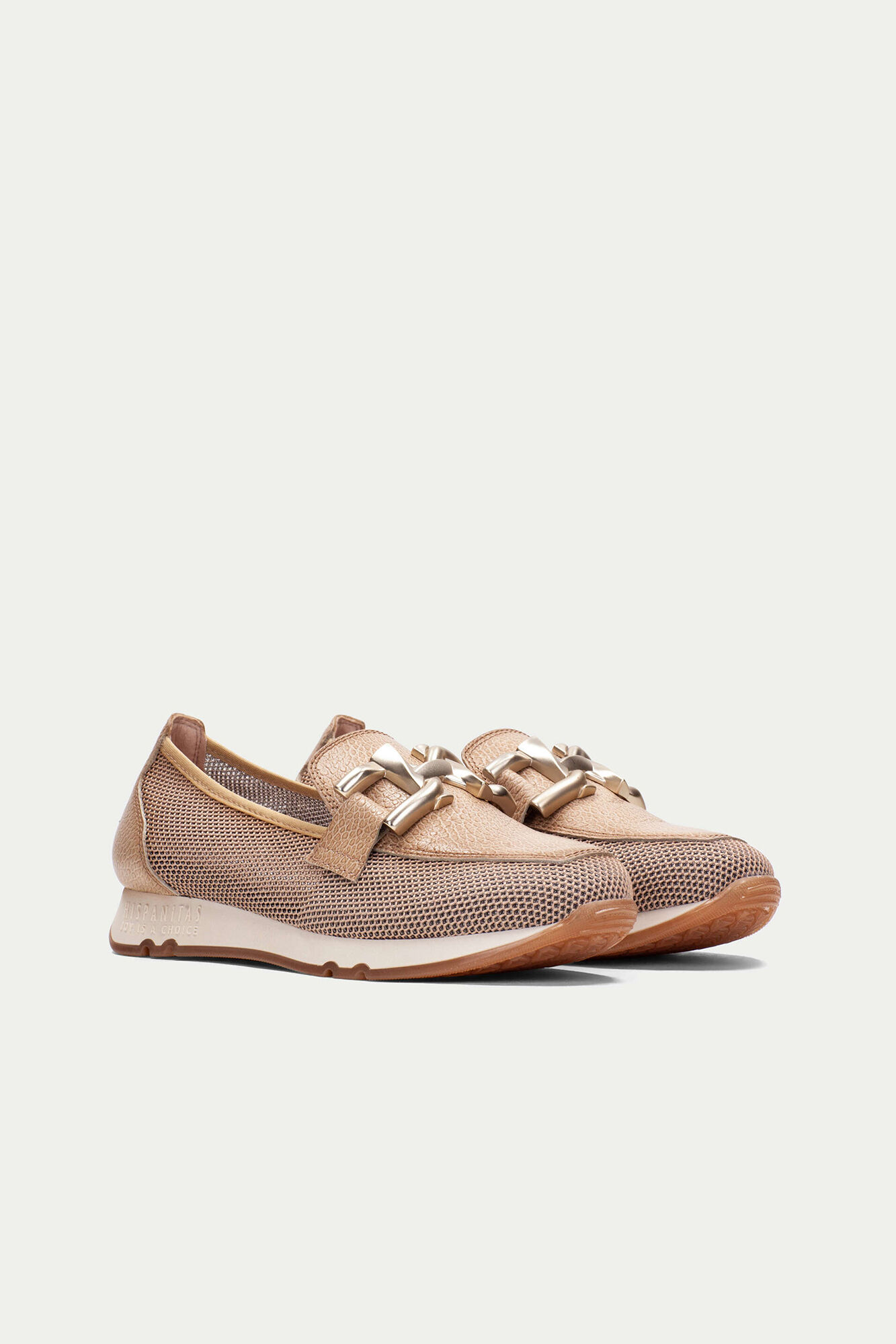 Mocassim esportivo Kaira mesh - Areia