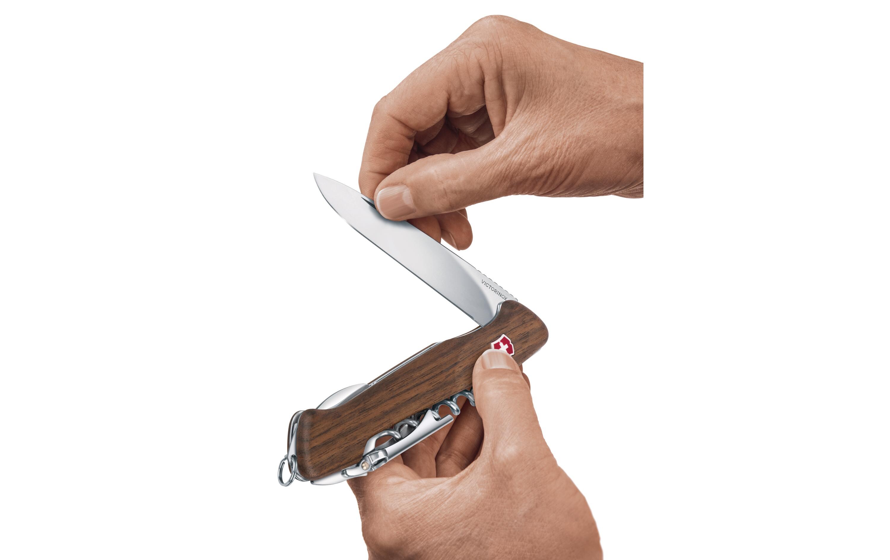 Taschenmesser Wine Master Nussbaumholz<br>Schweizer Sackmesser